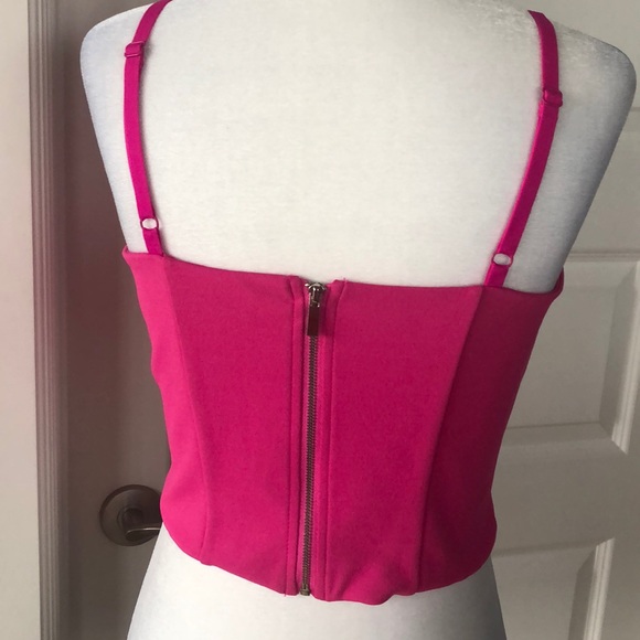 Dynamite Pink Crop Tank - Picture 3 of 3